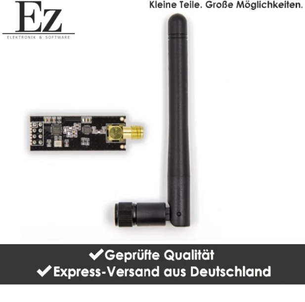 NRF24L01+PA+LNA Antenne 2.4GHz 1100m