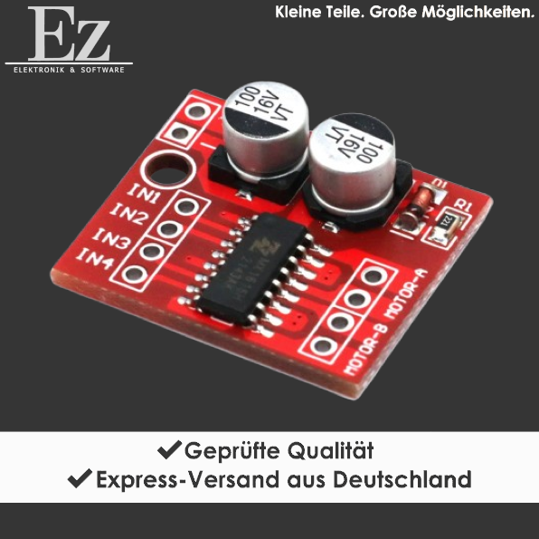 L298N 2-Kanal Motor Driver Modul PWM Dual H-Bridge für DC Motor & Schrittmotor