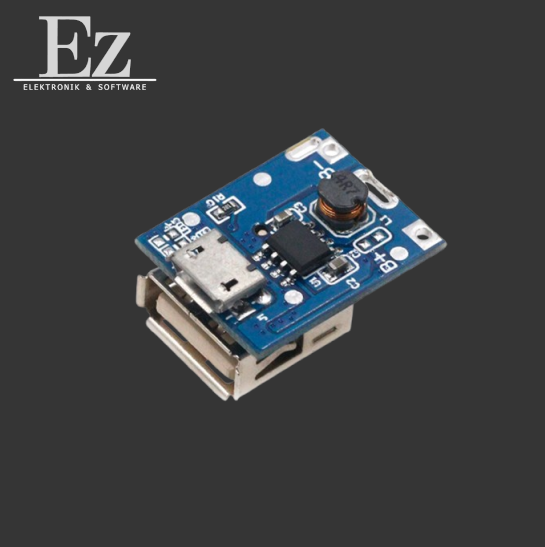 5V Step-Up Power Modul Lithium Lade- & Schutzboard USB A / Micro