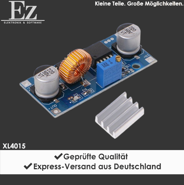 DC-DC XL4015 Step-Down Modul 4–38V 5A Hocheffizient