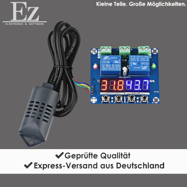 XH-M452 Temperatur Feuchtigkeitsregler 12V 10A Dual Ausgang LED Display