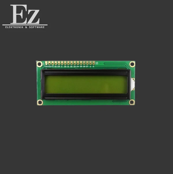 LCD1602 Display I2C IIC Adapter 16x2 Grün PCF8574 5V