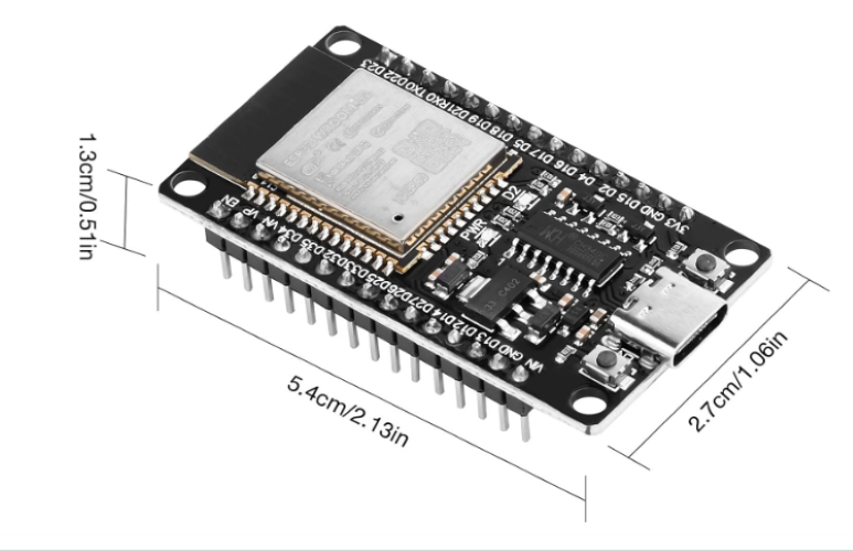 ESP32 WROOM-32 WiFi Bluetooth Entwicklungsboard CH340 30-Pin USB-C