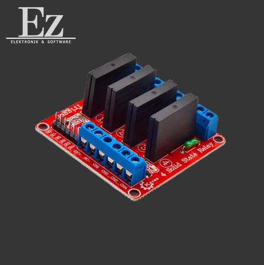 Solid State Relais Modul 5V 4 Kanal High Trigger